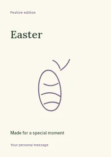 Easter flyer template · Fine-line cover