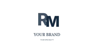 Independent business logo template · Refined identity