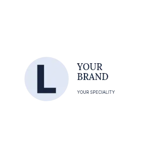 Data storytelling session logo template · Refined identity