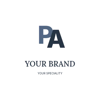 Study planning session logo template · Refined identity