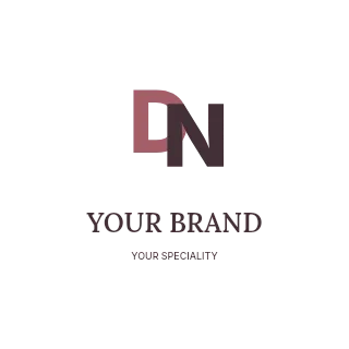 Wellness studio logo template · Refined identity