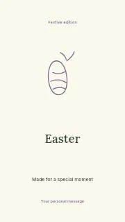 Easter instagram story template · Illustrated folio