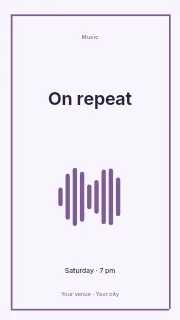 On repeat instagram story template · Framed editorial