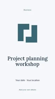 Project planning workshop instagram story template · Illustrated folio