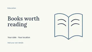 Books Worth Reading youtube thumbnail template · Horizontal photo dialogue