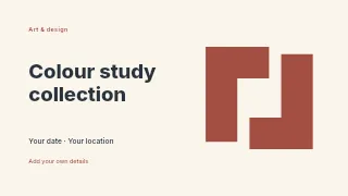 Colour study collection youtube thumbnail template · Horizontal photo dialogue