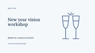 New Year vision workshop youtube thumbnail template · Horizontal photo dialogue