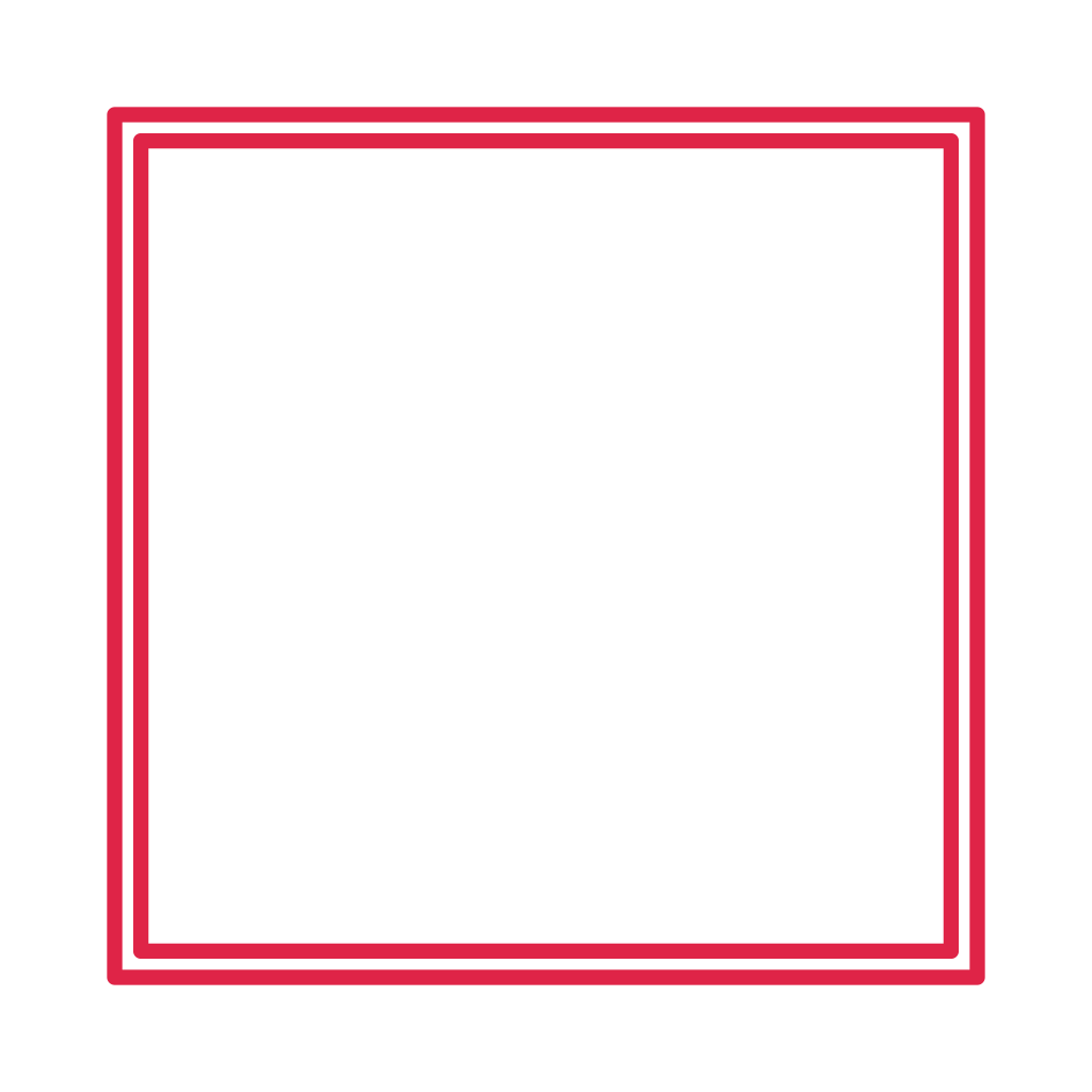 Square double frame.