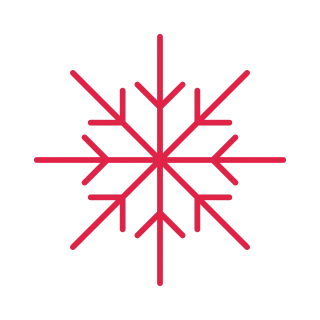 8 arm snowflake with 1 branch tiers at 45 degrees.