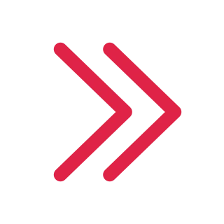A chevron arrow points right with open space around its edges.