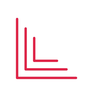 A parallel corner ornament opens towards the centre from the bottom left corner.