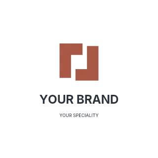 Colour study collection logo template · Refined identity