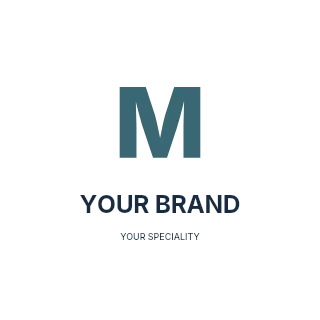 Quarterly progress review logo template · Refined identity