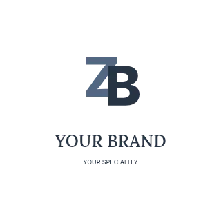 Student project showcase logo template · Refined identity