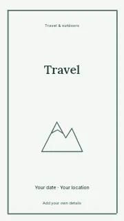 Weekend plans instagram story template · Framed editorial