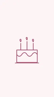 Birthday dance celebration phone wallpaper template · Original line artwork