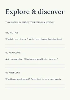Count & create worksheet template · Structured worksheets