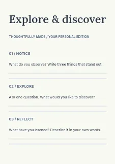 Learning Journal worksheet template · Structured worksheets