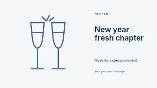 New Year fresh chapter youtube thumbnail template · Horizontal photo dialogue