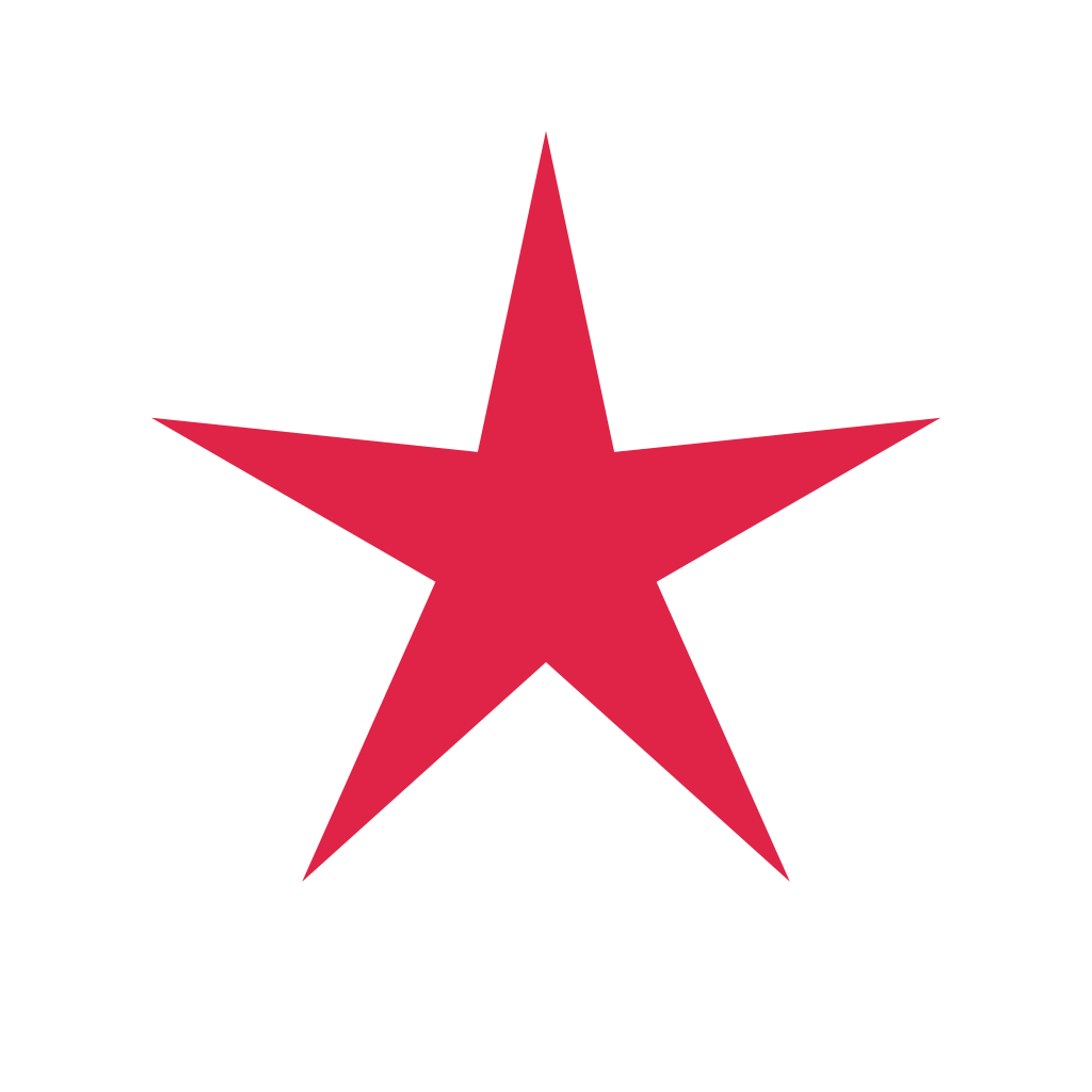 5 point slender star.