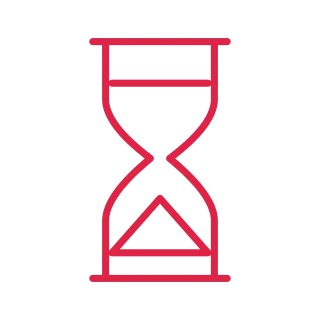 New Year hourglass.
