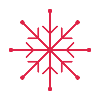 8 arm snowflake with 1 branch tiers and bead tips at 45 degrees.