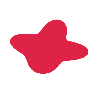 An organic wide form has 4 broad lobes and a smoothly varying outline.