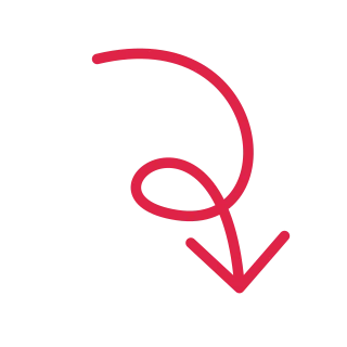 A loop arrow points down with open space around its edges.