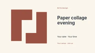 Paper collage evening youtube thumbnail template · Horizontal photo dialogue
