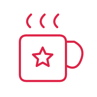 Winter cocoa mug.