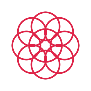 8 petal outline flower.