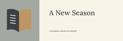 A New Season · Medallion banner template
