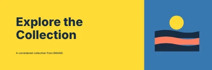 Explore the Collection · Contour banner template