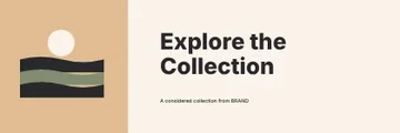 Explore the Collection · Modern 3 banner template