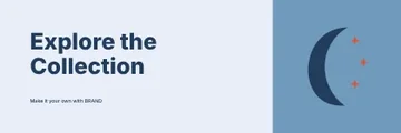 Explore the Collection · Contour 2 banner template