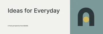 Ideas for Everyday · Linework 2 banner template