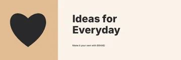 Ideas for Everyday · Duotone banner template