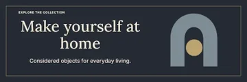 Make yourself at home · Elegant banner template