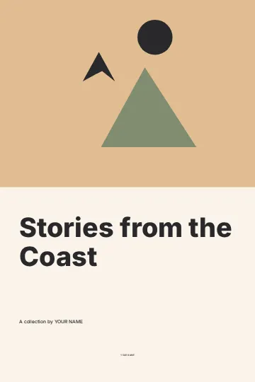 Stories from the Coast · Duotone book cover template
