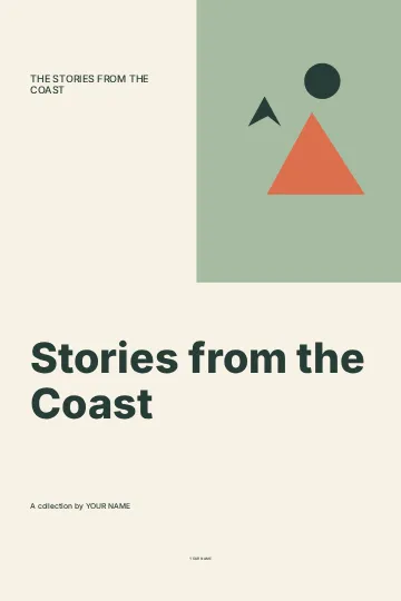 Stories from the Coast · Modern book cover template