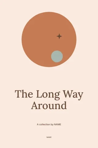 The Long Way Around · Medallion 2 book cover template