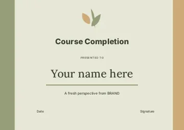 Course Completion · Medallion 2 certificate template