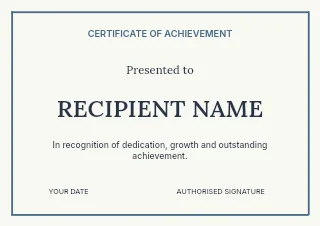 Project Completion · Contour certificate template