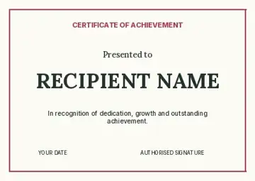 Well done · Elegant certificate template