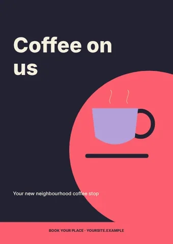 Coffee on us · Bold