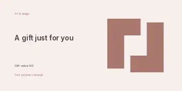 Something Handmade · Linework 2 gift voucher template