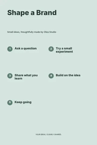 Shape a Brand · Orbit infographic template