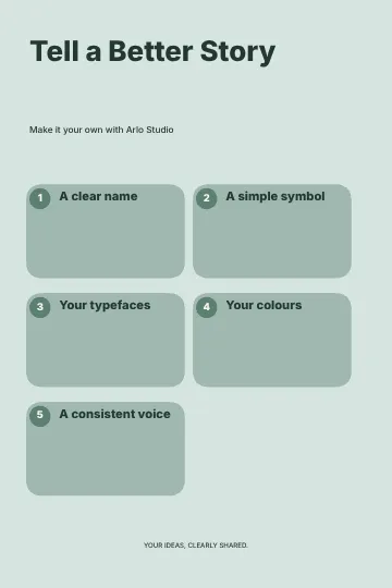 Tell a Better Story · Frame 2 infographic template