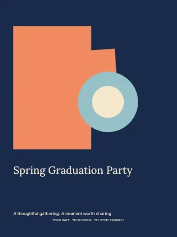Spring Graduation Party · Studio invitation template