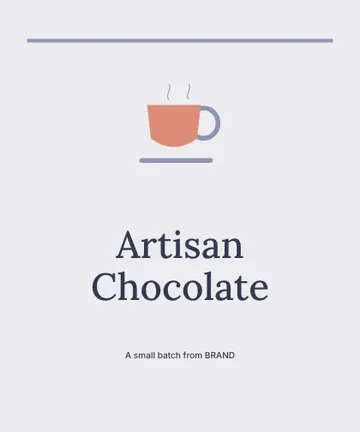 Artisan Chocolate · Classic 2 label template